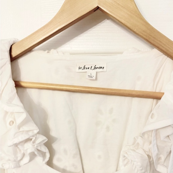 For Love & Lemons Serena Mini Dress White - Picture 5 of 7